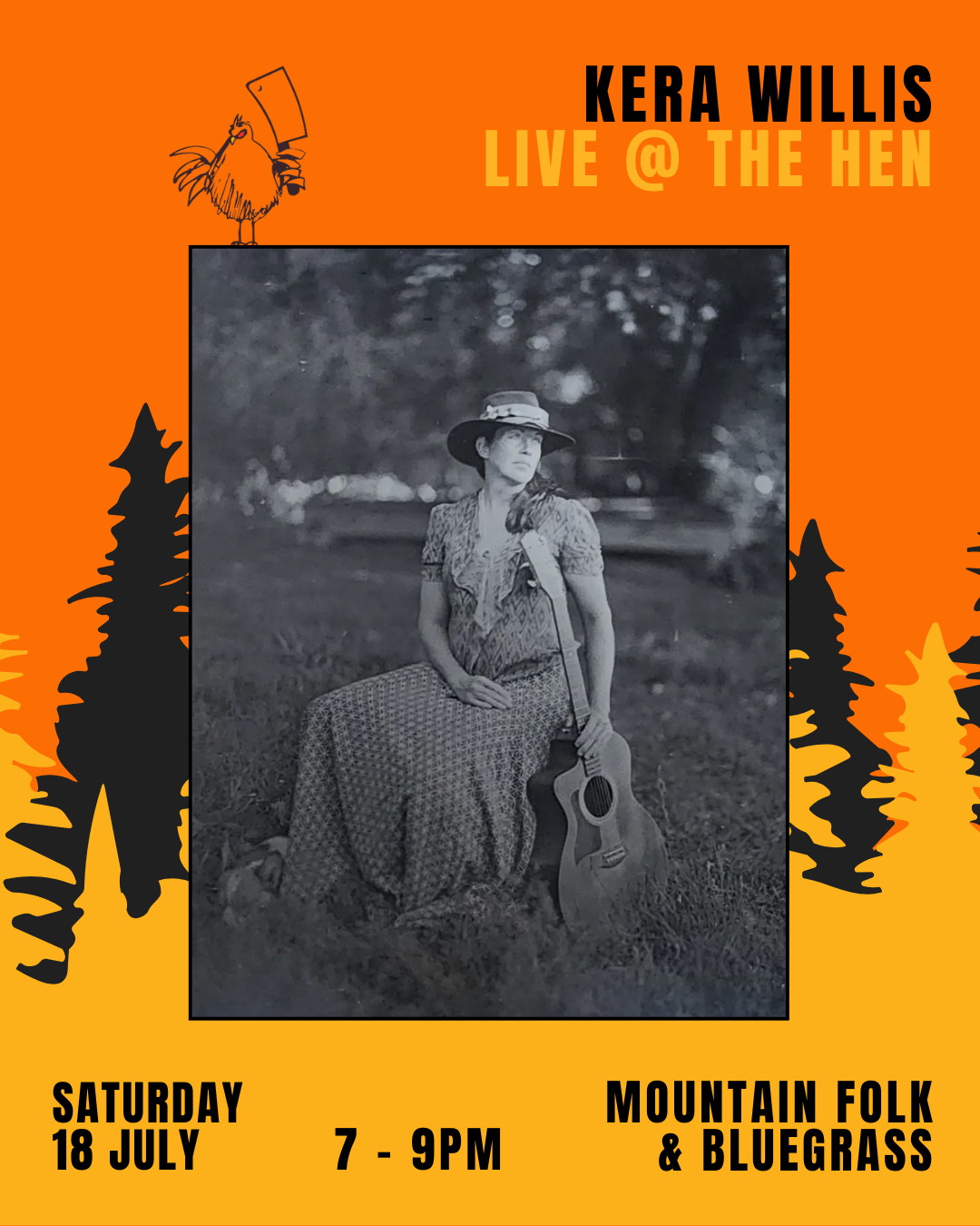 LIVE MUSIC @ ANGRY HEN BREWING: Kera Willliams (Bluegrass & Folk)